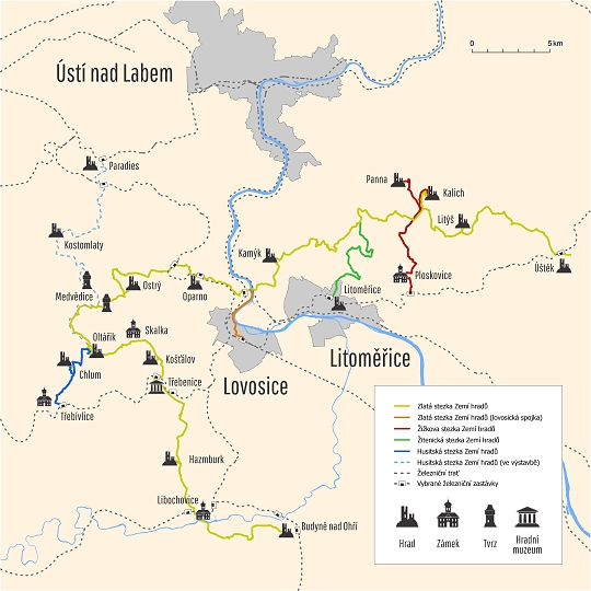 České středohoří - země hradů