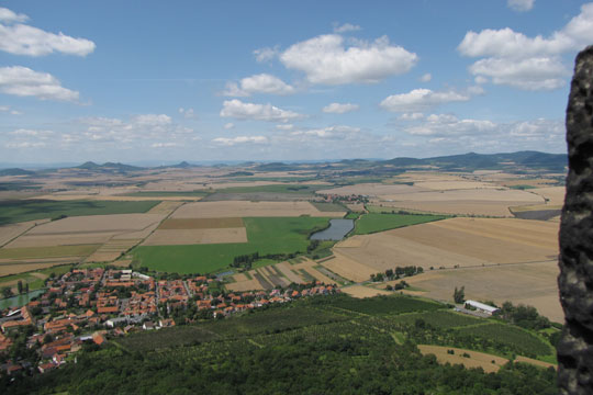 výhled z Házmburka