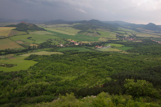 výhled z Košťálova